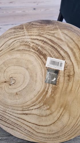 Wooden log slice tray