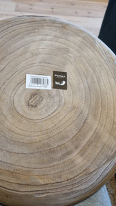 Wooden log slice tray