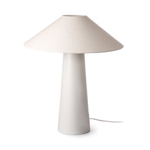 Load image into Gallery viewer, Ivory jute triangle lampshade 55x55x16.5