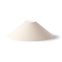 Load image into Gallery viewer, Ivory jute triangle lampshade 55x55x16.5
