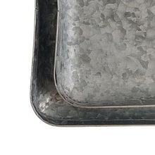 Load image into Gallery viewer, Metal decorative trays set of two
