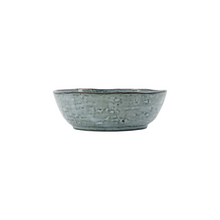 Load image into Gallery viewer, Rustic grey/blue stoneware bowl