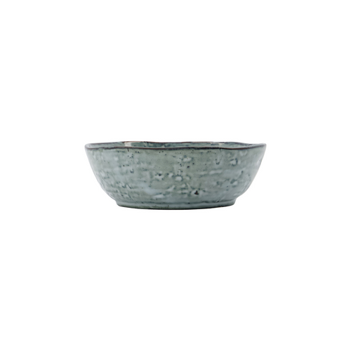 Rustic grey/blue stoneware bowl