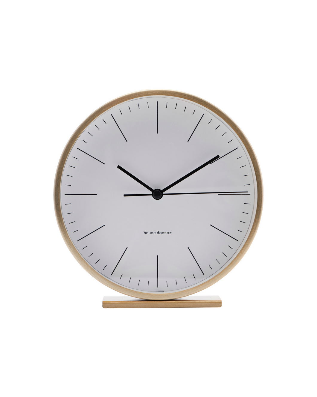Golden table clock