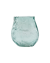 Load image into Gallery viewer, Light blue glass vase