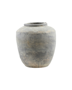 Rustic concrete vase