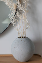 Load image into Gallery viewer, Grey textured round vase 21cm