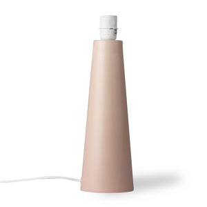 Light peach/nude cone shaped lamp base