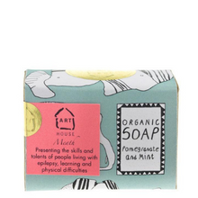Load image into Gallery viewer, Pomegranate and mint soap