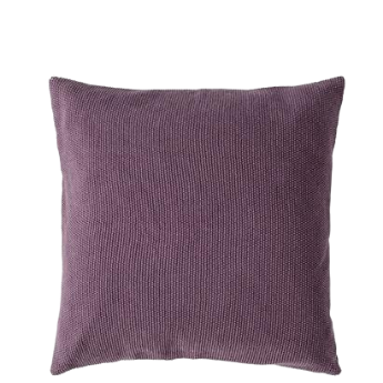 Purple cotton cushion 45x45