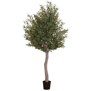 Artificial giant olive tree in pot