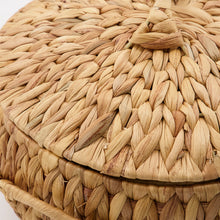 Load image into Gallery viewer, Handwoven hyacinth lidded baskets