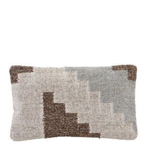 Graphic wool cushion 30x50