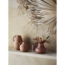 Load image into Gallery viewer, Sandstone stoneware vase with handle small