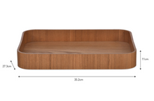 Load image into Gallery viewer, Wooden desk tidy in-tray