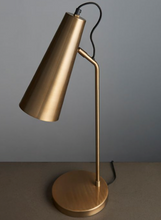Load image into Gallery viewer, Antique brass table lamp