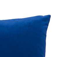 Load image into Gallery viewer, Blue luxury velvet cushion 50x60