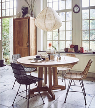 Load image into Gallery viewer, Wicker glass carafe 25x11
