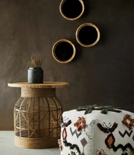 Load image into Gallery viewer, BAMBOO ROUND MIRROR 27cm