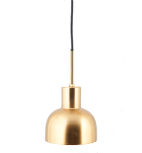 'Glow' brass pendant light 13.5x14