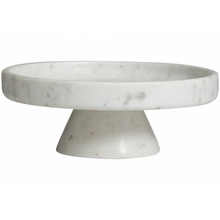 Load image into Gallery viewer, Marble cake stand on base