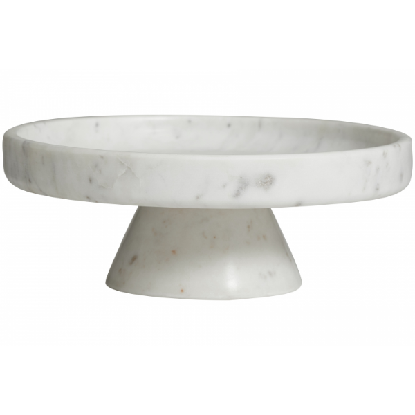 Marble cake stand on base