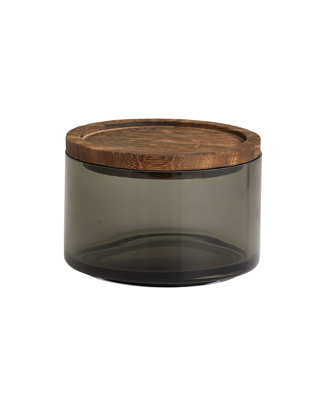 Smoked storage pot with lid