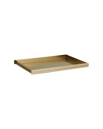 Gold square tray