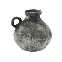 Load image into Gallery viewer, Washed black/grey terracotta vase