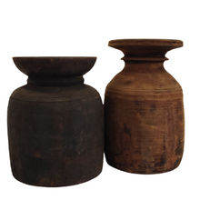 Load image into Gallery viewer, Vintage wooden water pots 28cm