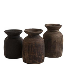 Load image into Gallery viewer, Vintage wooden water pots 28cm