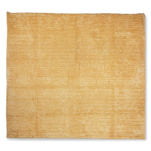Yellow velvet quilted bedspread 240x260