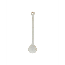 Load image into Gallery viewer, White stoneware spoon