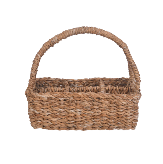 Seagrass braided glass carrier