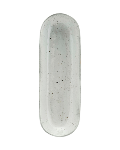 Rustic grey serving dish
