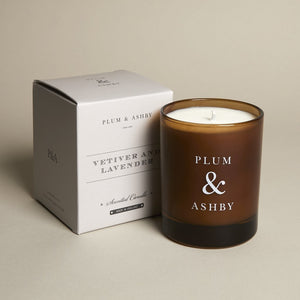 Vetiver & Lavender - Plum & Ashby candle