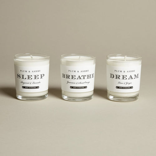 Relaxing votives candle set