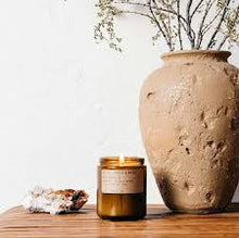 Load image into Gallery viewer, Amber &amp; Moss mini soy jar candle