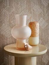 Load image into Gallery viewer, Glass flower vase s matt peach by HKliving