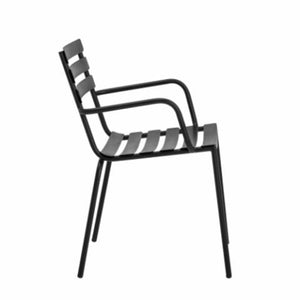 Monsi garden iron dining chair