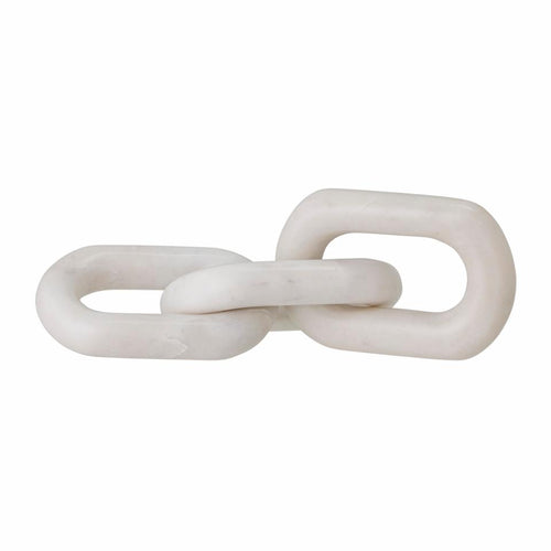 White intertwined marble sculpture