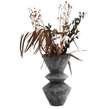 Load image into Gallery viewer, Dark terracotta vase 25cm