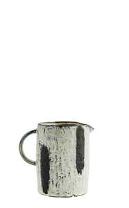 Stoneware striped jug
