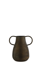 Load image into Gallery viewer, Iron vase with handles