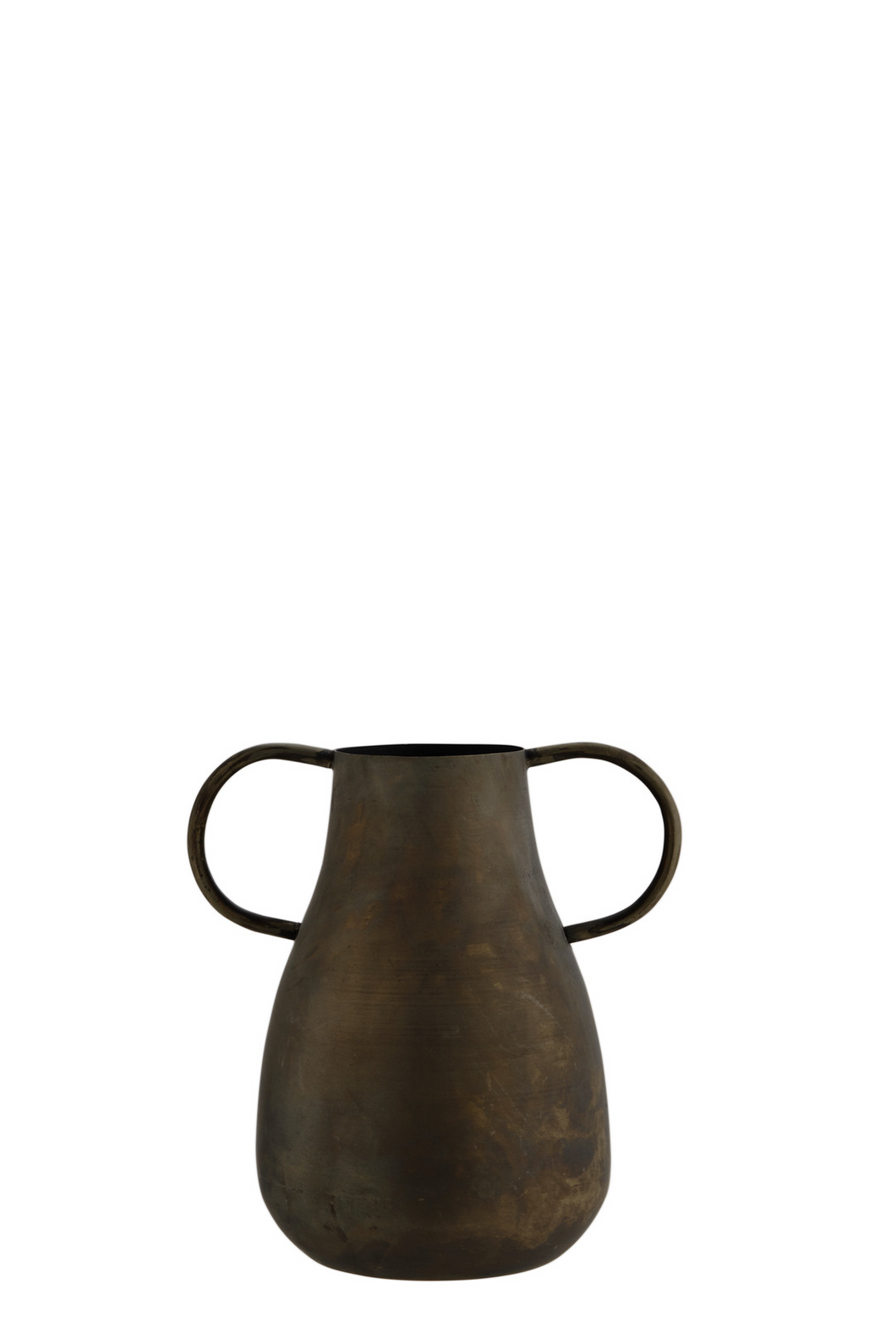 Iron vase with handles