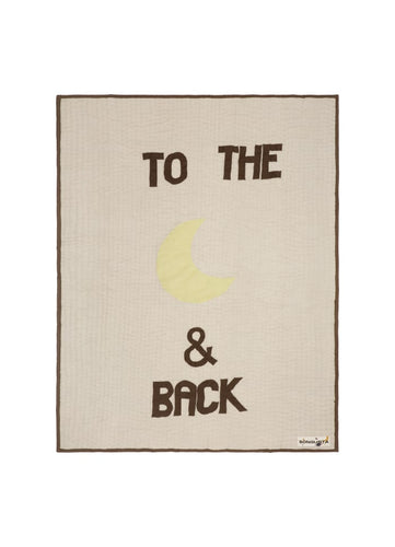 To the moon & back bed cover