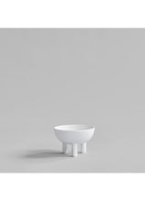 Load image into Gallery viewer, White bowl on legs