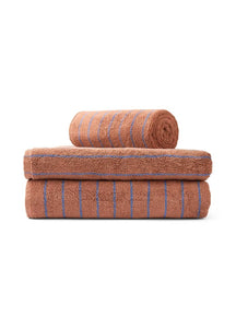 Camel stripe bath towel