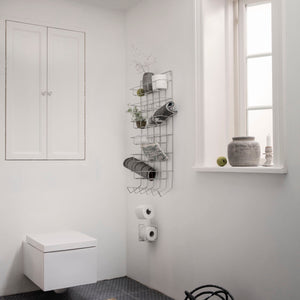 Via white toilet paper holder
