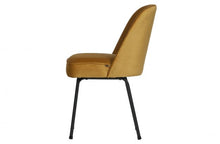 Load image into Gallery viewer, Mustard yellow vogue velvet chair